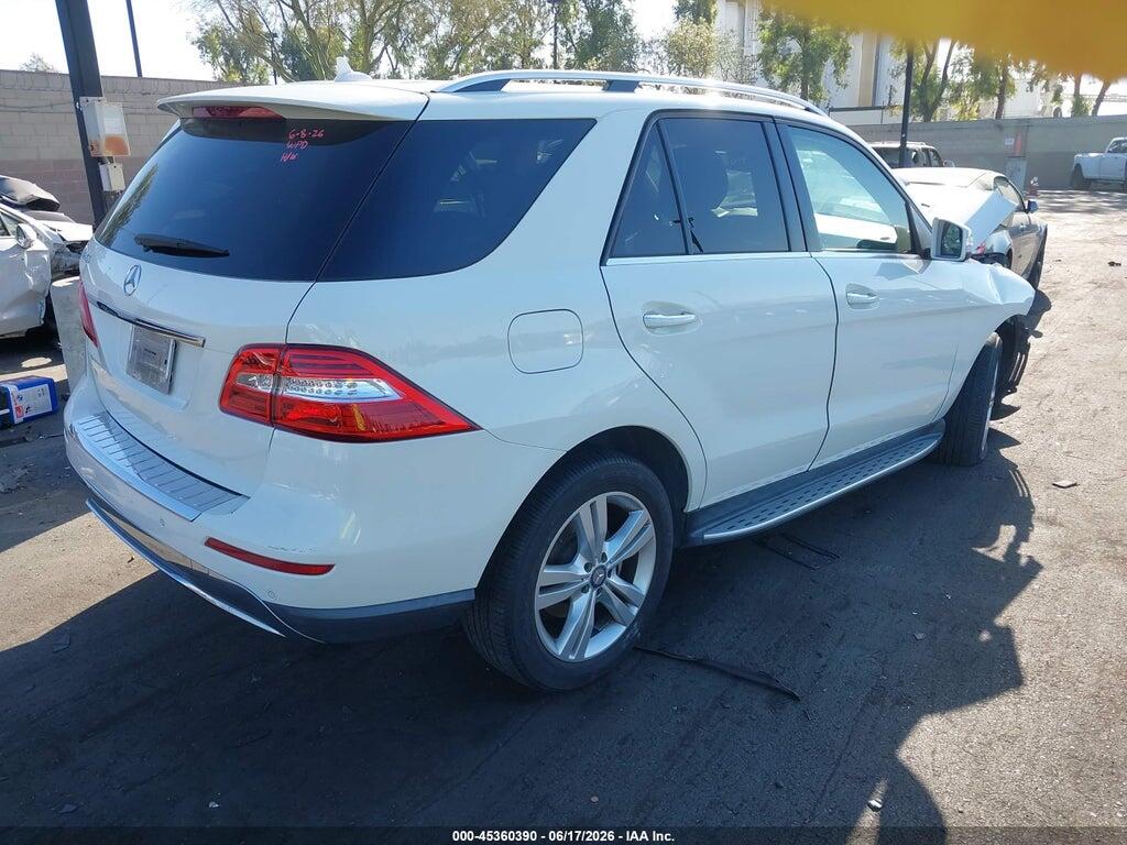 4JGDA5JB6DA227703 2013 MERCEDES-BENZ ML 350 photo no. 4