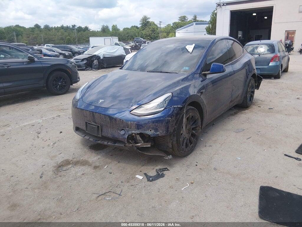 7SAYGDEE6NF481037 2022 TESLA MODEL Y photo no. 2