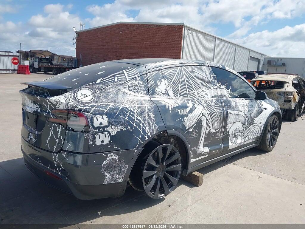 7SAXCAE50NF357366 2022 TESLA MODEL X photo no. 4