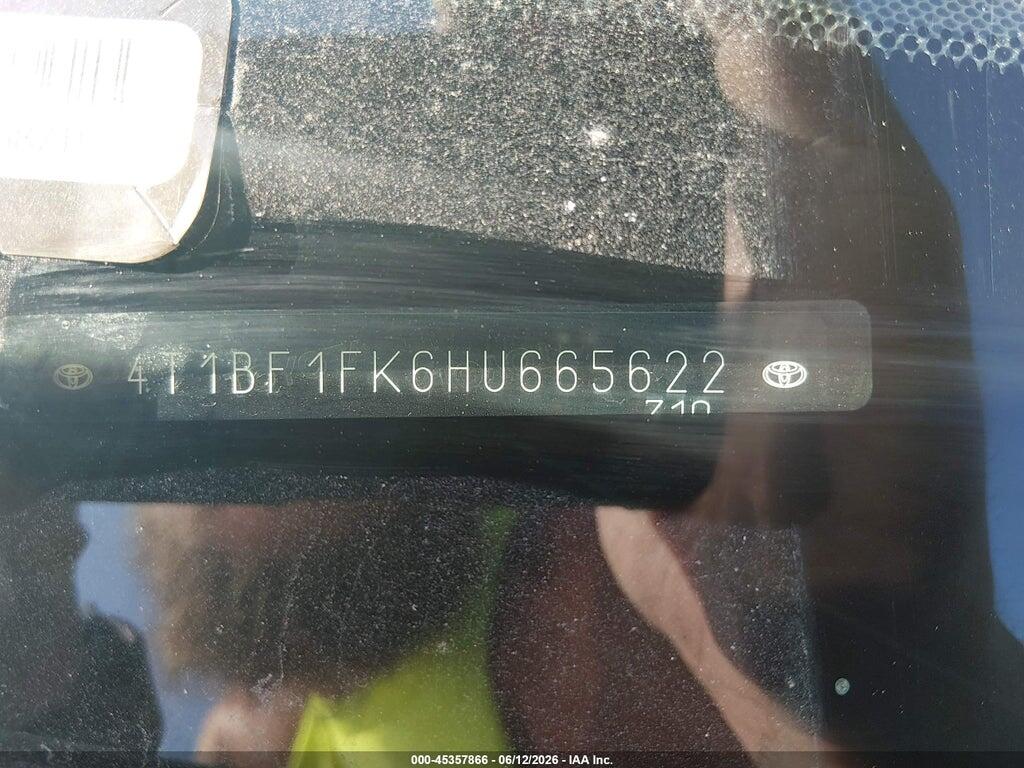 4T1BF1FK6HU665622 2017 TOYOTA CAMRY photo no. 9
