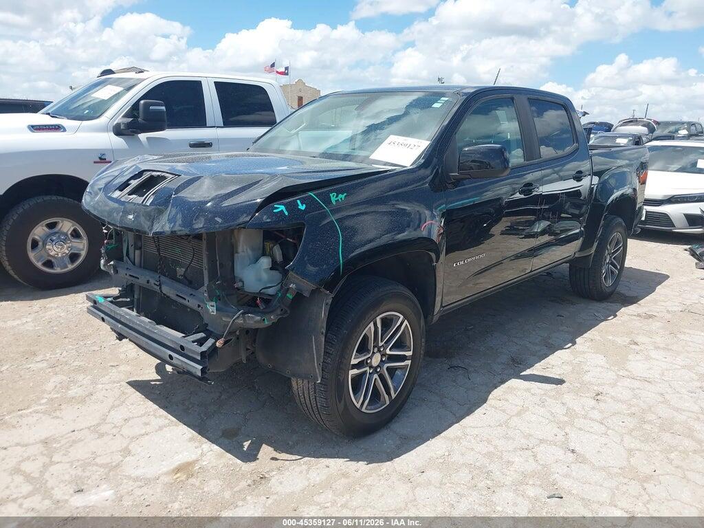 1GCGSBEA5M1107387 2021 CHEVROLET COLORADO photo no. 2