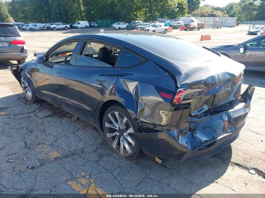 5YJ3E1EA2RF767451 2024 TESLA MODEL 3 photo no. 3