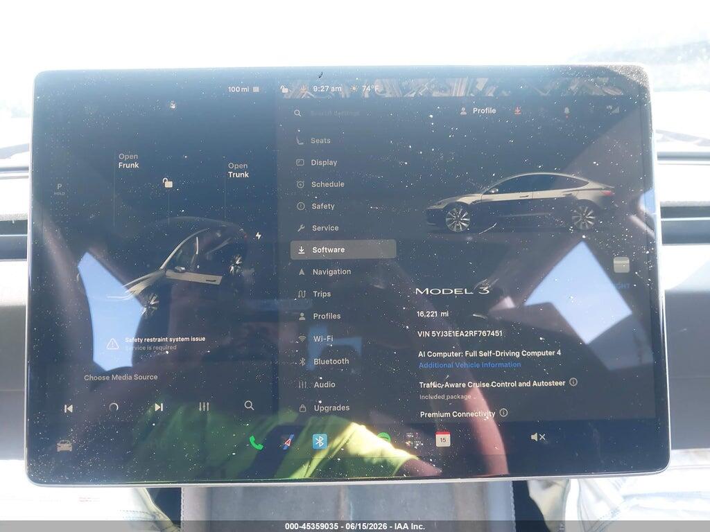 5YJ3E1EA2RF767451 2024 TESLA MODEL 3 photo no. 7