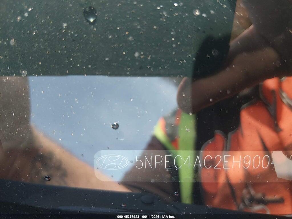 5NPEC4AC2EH900468 2014 HYUNDAI SONATA photo no. 9