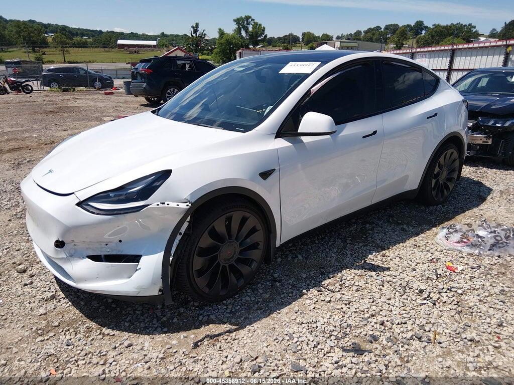 7SAYGDEF7NF326490 2022 TESLA MODEL Y photo no. 2