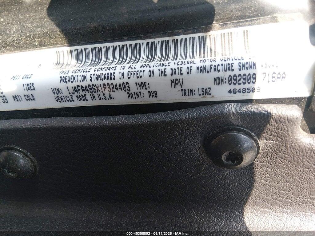 1J4FA49SX1P324403 2001 JEEP WRANGLER photo no. 9