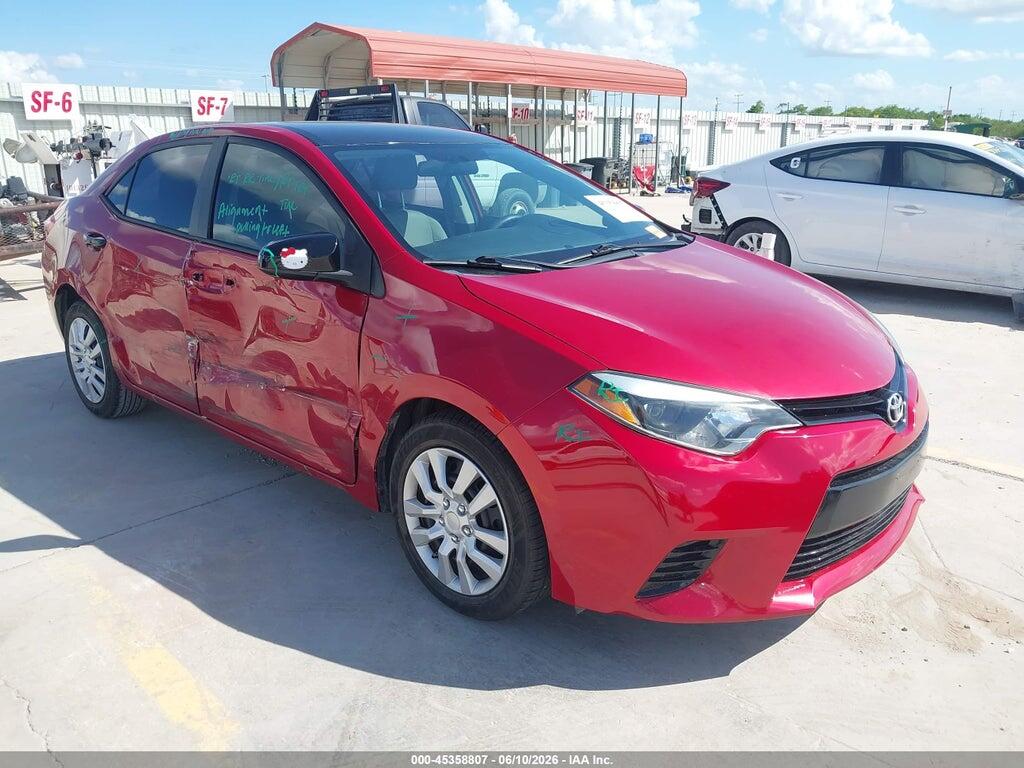 5YFBURHE4FP295619 2015 TOYOTA COROLLA photo no. 1