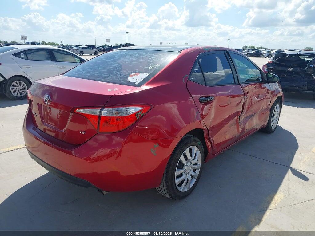 5YFBURHE4FP295619 2015 TOYOTA COROLLA photo no. 4