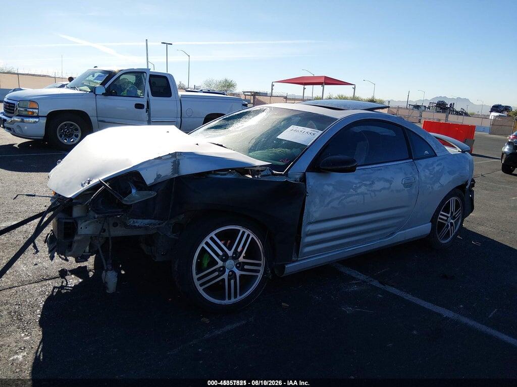 4A3AC74HX3E107095 2003 MITSUBISHI ECLIPSE photo no. 2