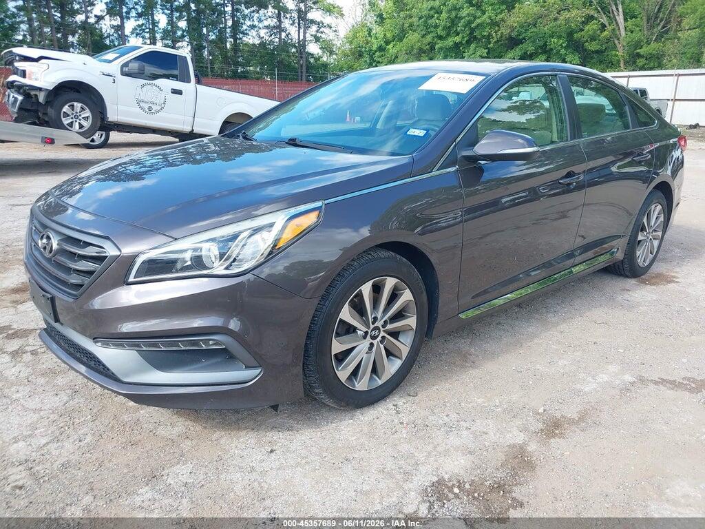 5NPE34AF2FH213809 2015 HYUNDAI SONATA photo no. 2