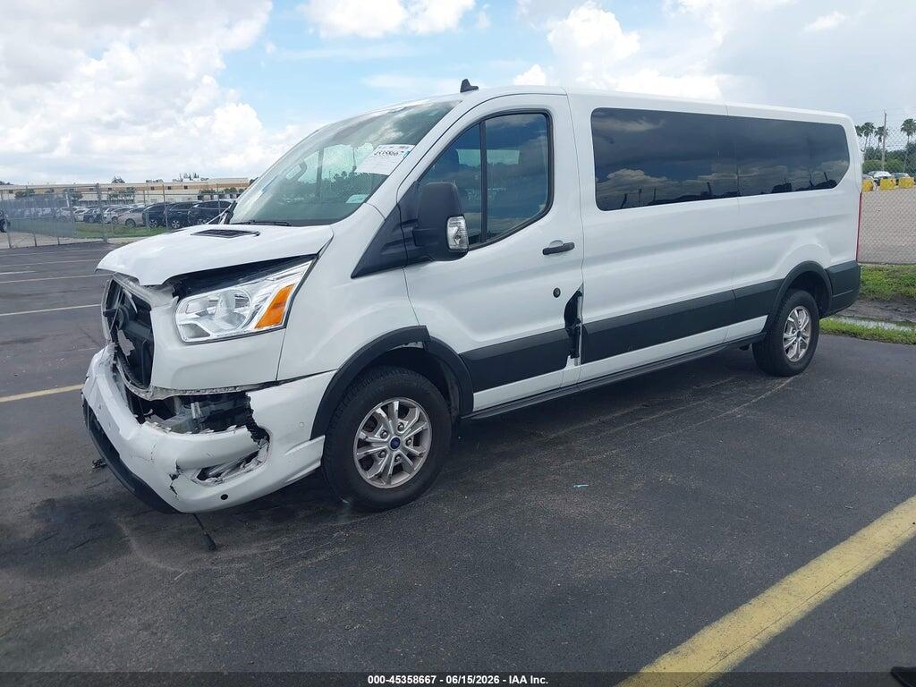 1FBAX2Y82MKA15099 2021 FORD TRANSIT-350 PASSENGER VAN photo no. 2