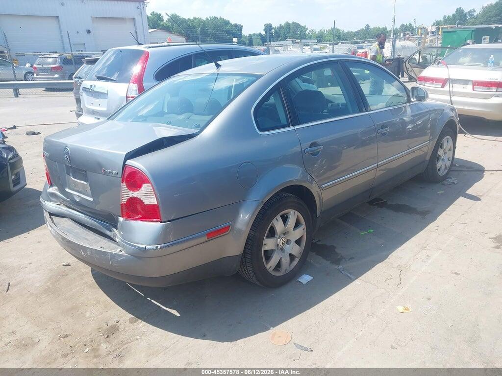 WVWBD63B05P029459 2005 VOLKSWAGEN PASSAT photo no. 4