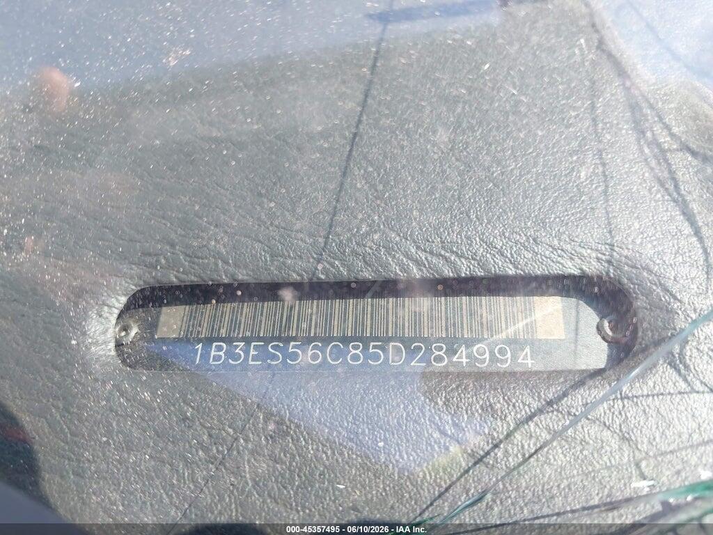 1B3ES56C85D284994 2005 DODGE NEON photo no. 9