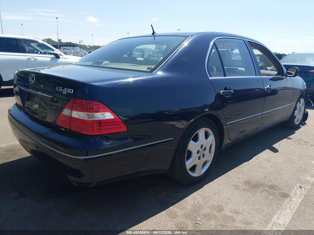 JTHBN36F455006707 2005 LEXUS LS 430 photo no. 4