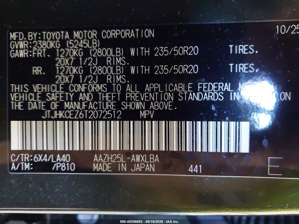 JTJHKCEZ6T2072512 2026 LEXUS NX 350H photo no. 9