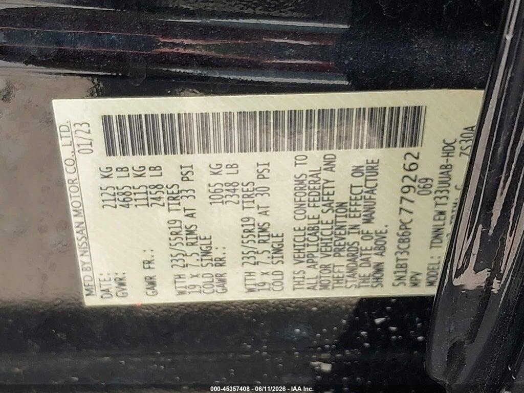 5N1BT3CB6PC779262 2023 NISSAN ROGUE photo no. 9