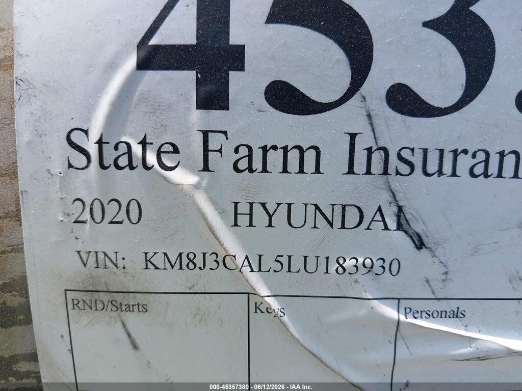 KM8J3CAL5LU183930 2020 HYUNDAI TUCSON photo no. 9