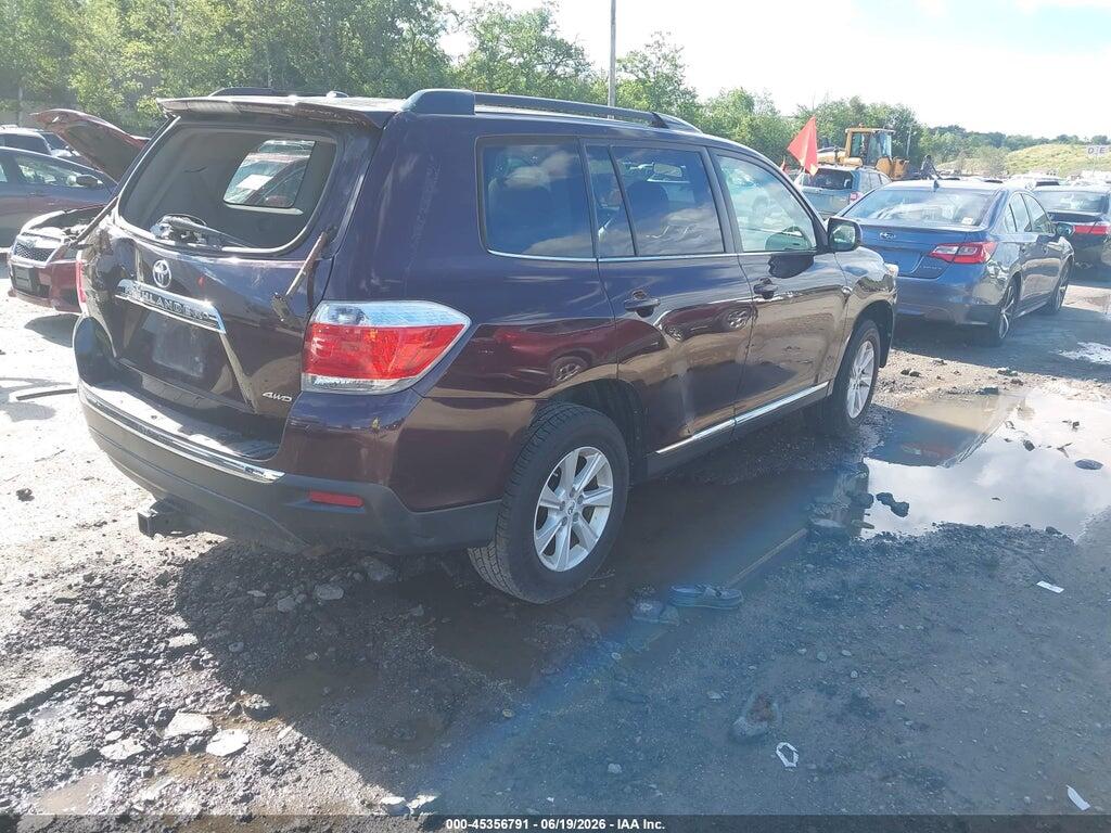 5TDBK3EH6CS133656 2012 TOYOTA HIGHLANDER photo no. 3