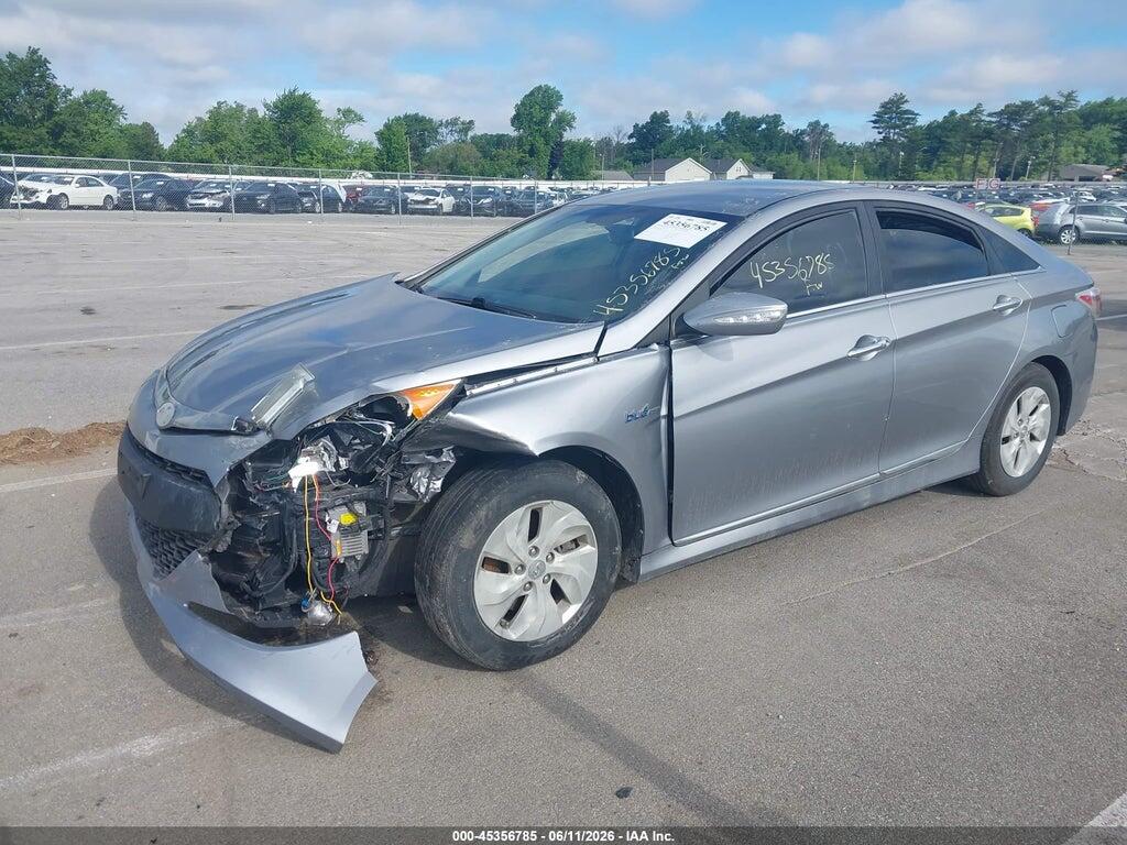 KMHEC4A44EA117423 2014 HYUNDAI SONATA HYBRID photo no. 2