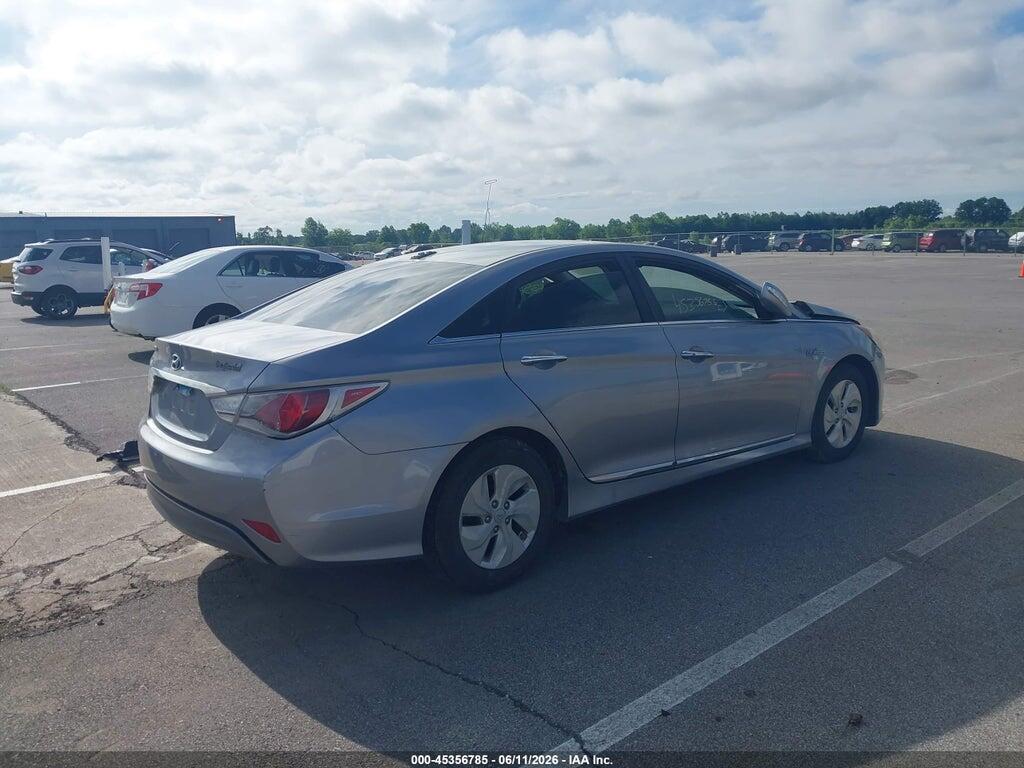 KMHEC4A44EA117423 2014 HYUNDAI SONATA HYBRID photo no. 4