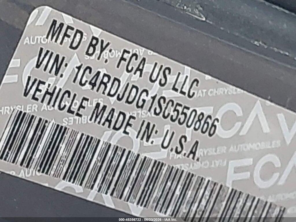 1C4RDJDG1SC550866 2025 DODGE DURANGO photo no. 9