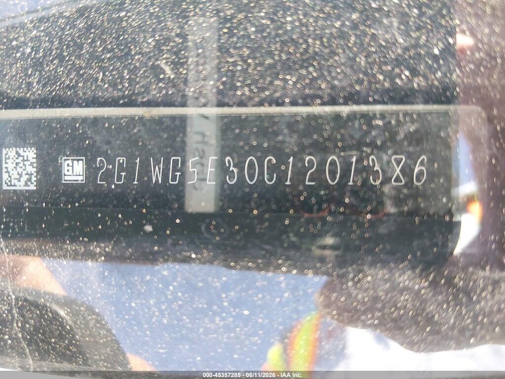2G1WG5E30C1201386 2012 CHEVROLET IMPALA photo no. 9
