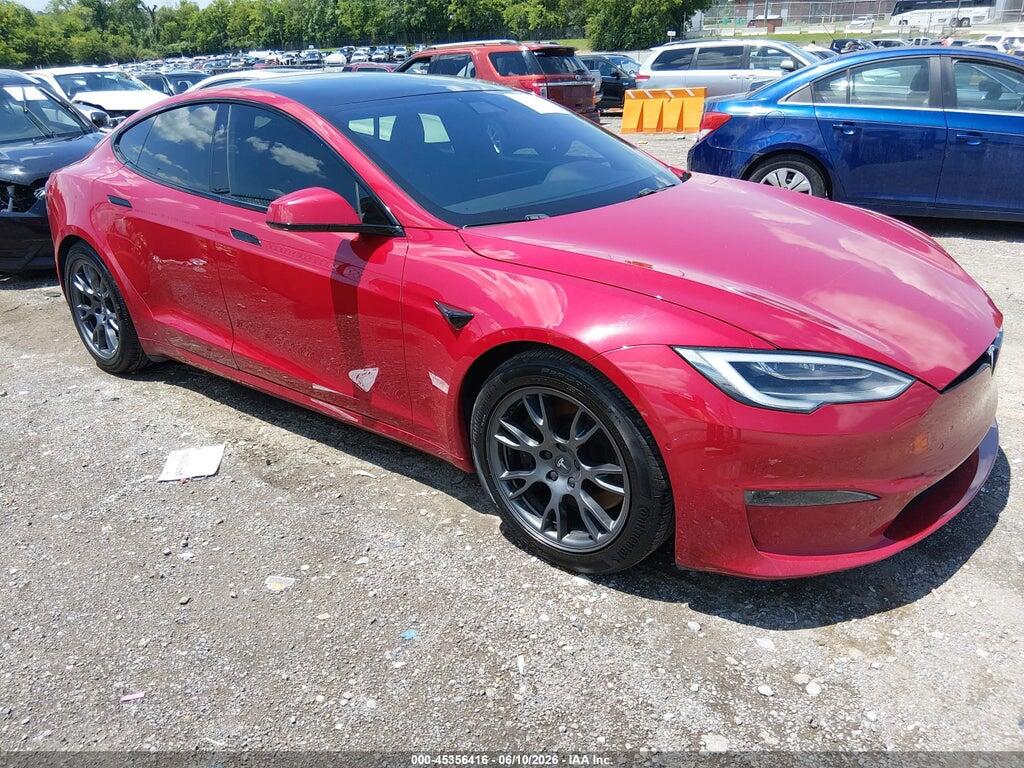5YJSA1E61MF435836 2021 TESLA MODEL S photo no. 1