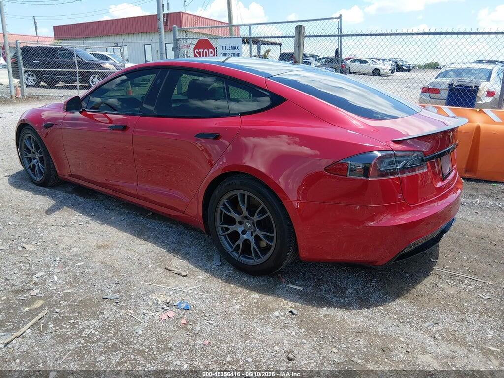 5YJSA1E61MF435836 2021 TESLA MODEL S photo no. 3