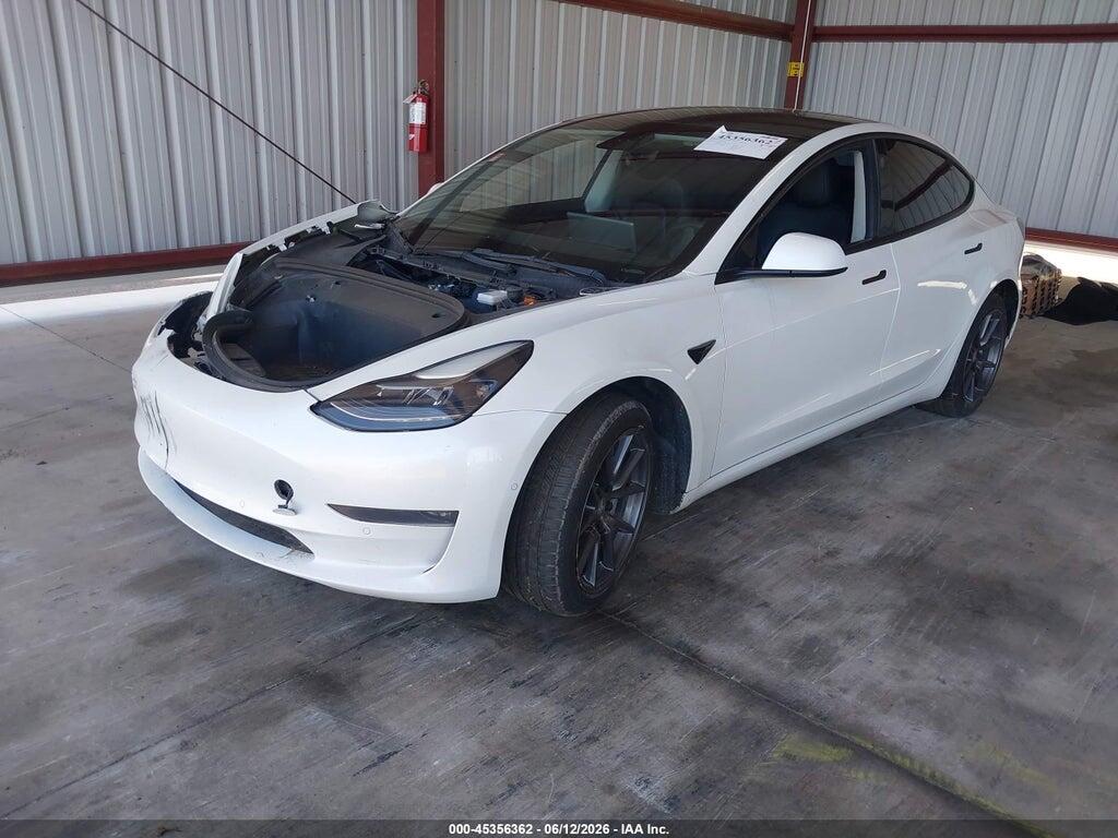 5YJ3E1EB5NF313259 2022 TESLA MODEL 3 photo no. 2