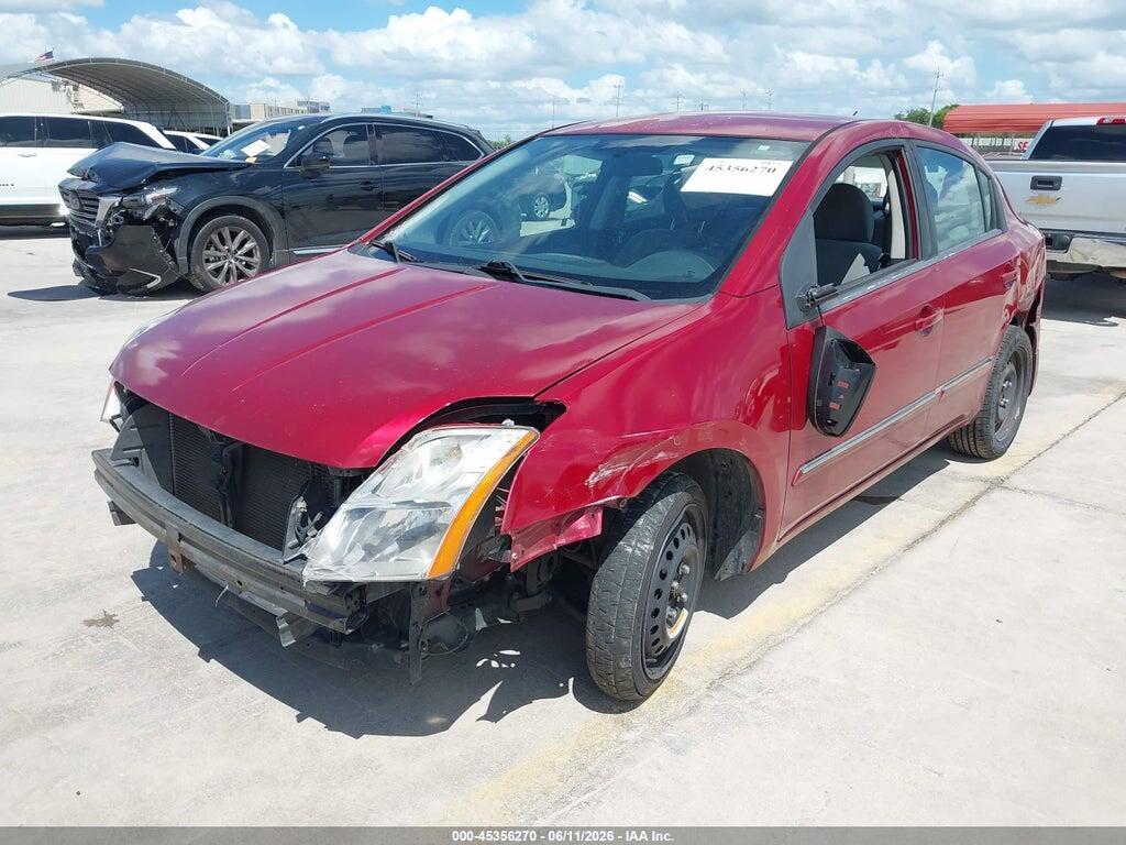 3N1AB6AP8CL744324 2012 NISSAN SENTRA photo no. 2