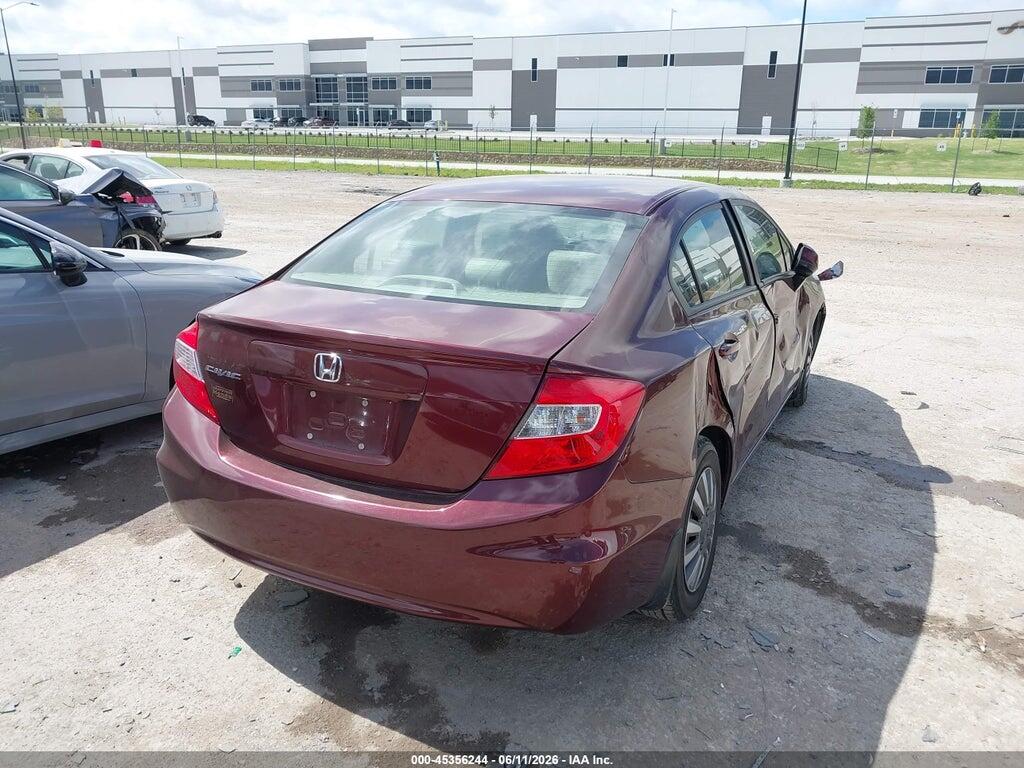 2HGFB2F54CH540861 2012 HONDA CIVIC photo no. 4