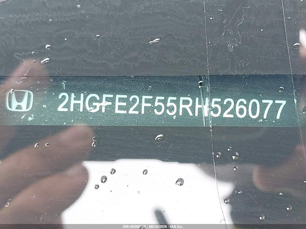 2HGFE2F55RH526077 2024 HONDA CIVIC photo no. 9