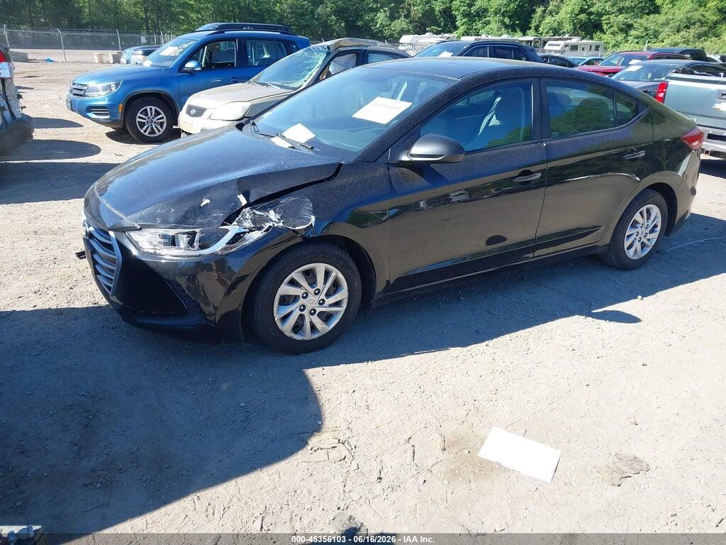 KMHD74LF4HU423734 2017 HYUNDAI ELANTRA photo no. 2