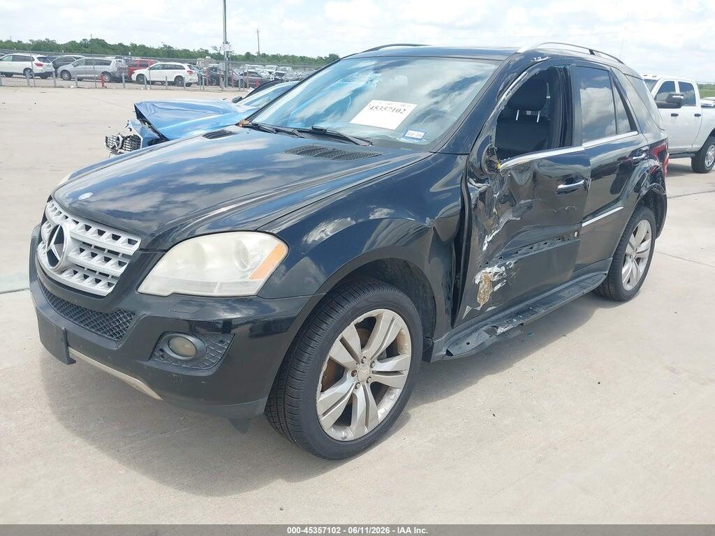 4JGBB5GB5AA575340 2010 MERCEDES-BENZ ML 350 photo no. 2