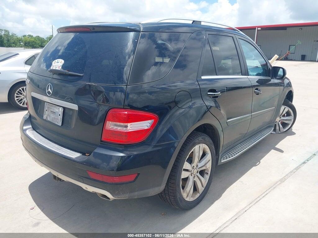 4JGBB5GB5AA575340 2010 MERCEDES-BENZ ML 350 photo no. 4