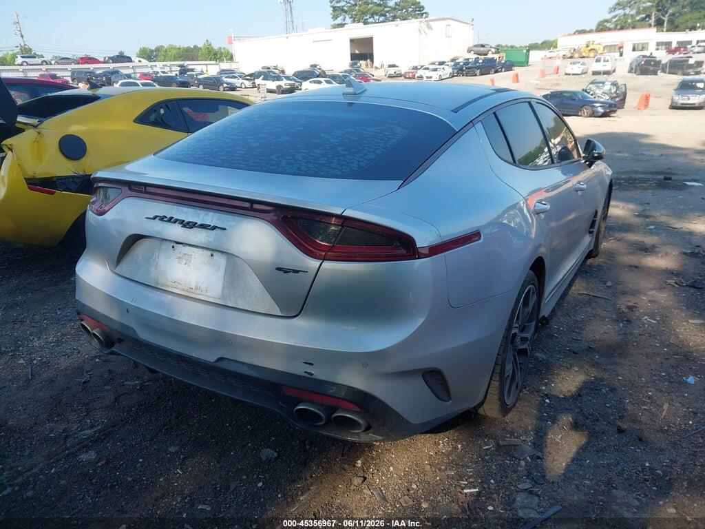KNAE45LC8J6017959 2018 KIA STINGER photo no. 4