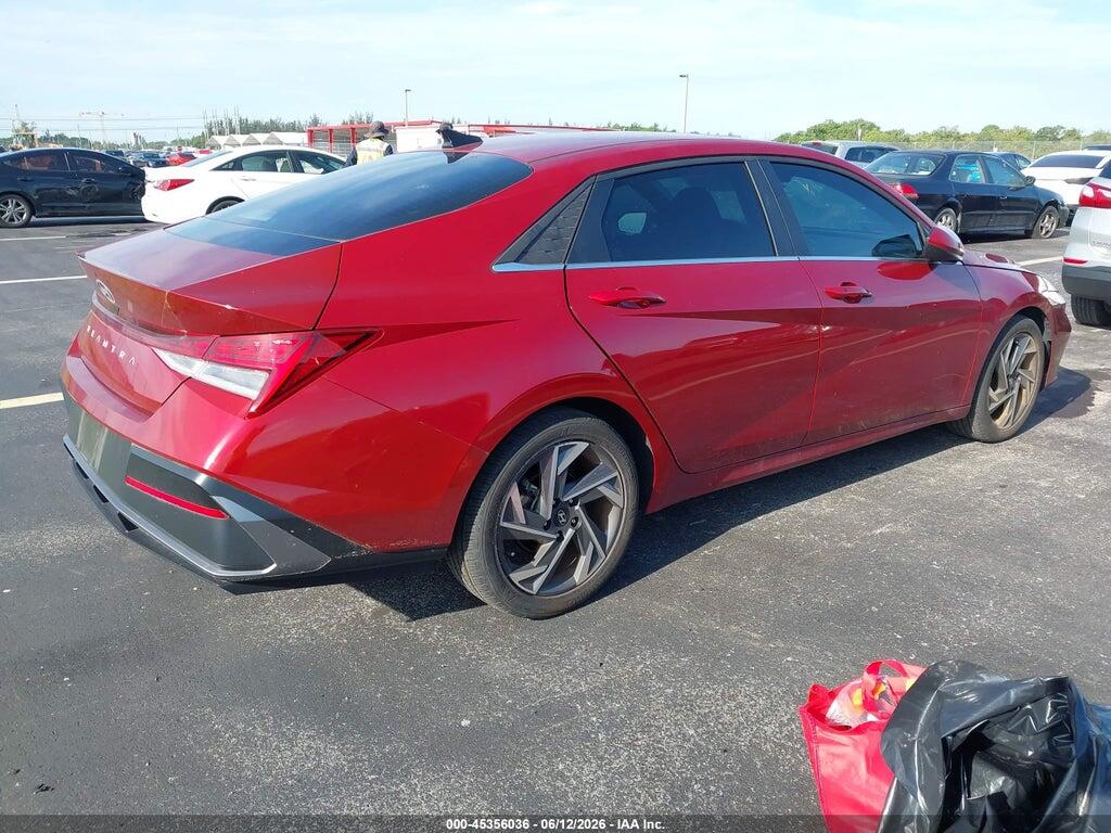 KMHLS4DG0SU857190 2025 HYUNDAI ELANTRA photo no. 4