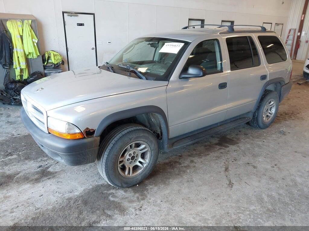 1D4HS38N33F622742 2003 DODGE DURANGO photo no. 2