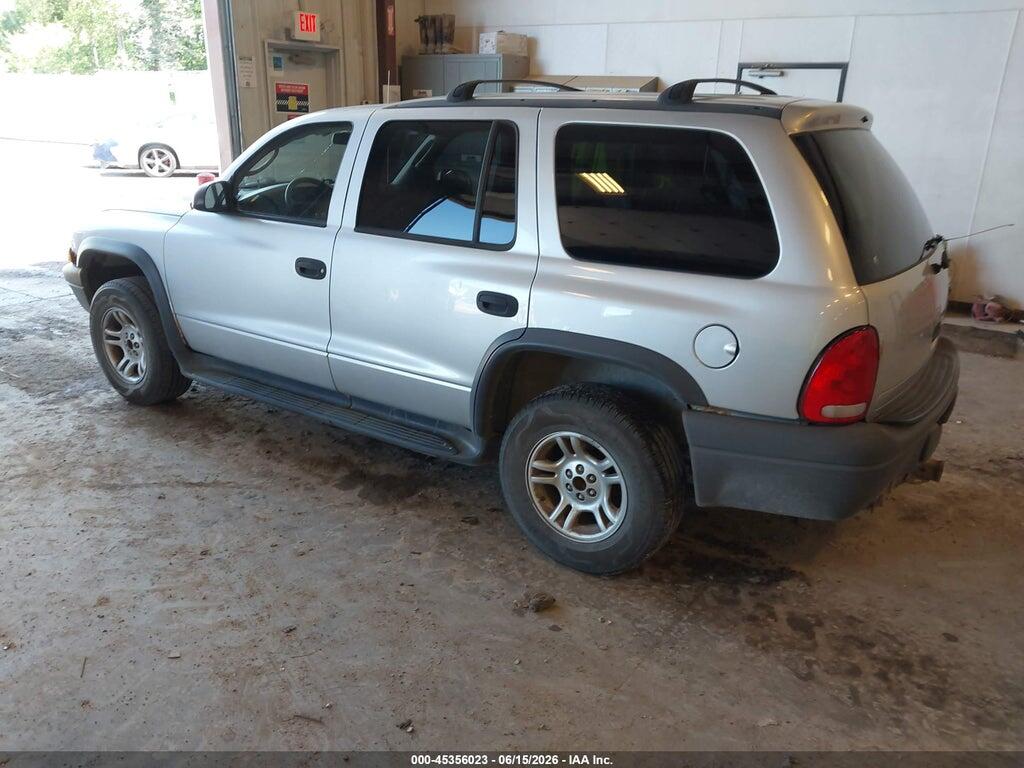 1D4HS38N33F622742 2003 DODGE DURANGO photo no. 3