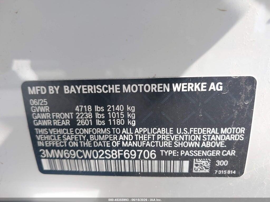 3MW69CW02S8F69706 2025 BMW 330I photo no. 9