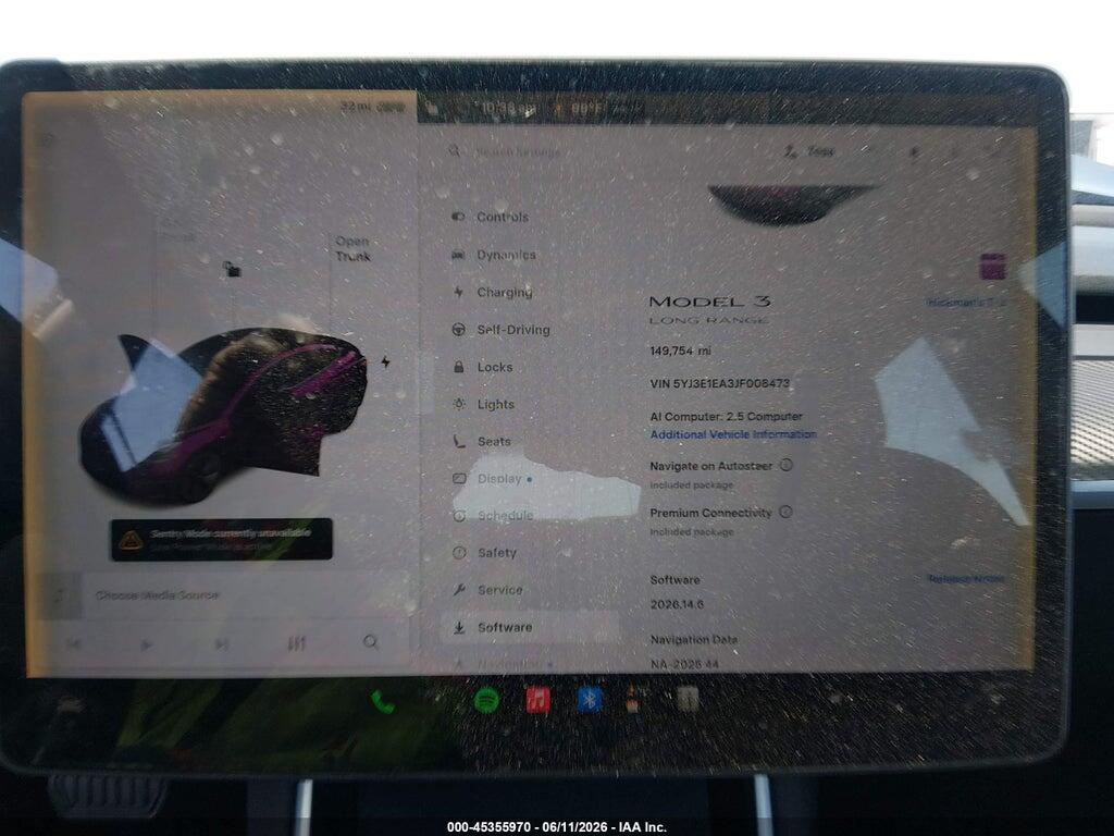5YJ3E1EA3JF008473 2018 TESLA MODEL 3 photo no. 7