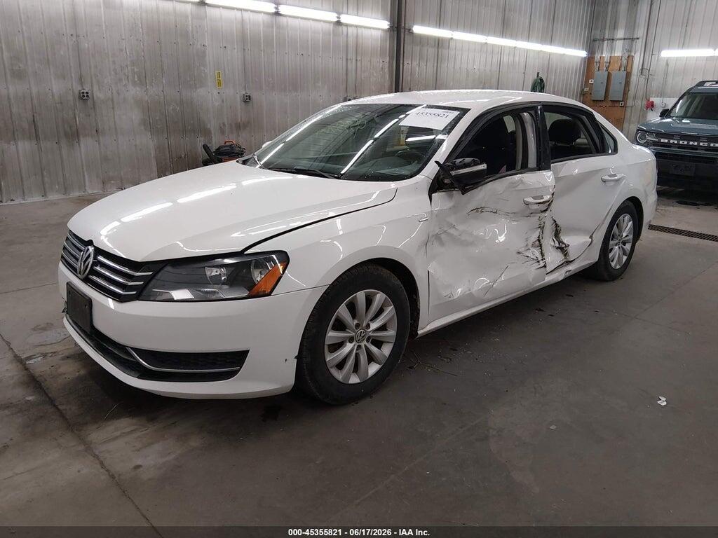 1VWAT7A3XEC086885 2014 VOLKSWAGEN PASSAT photo no. 2