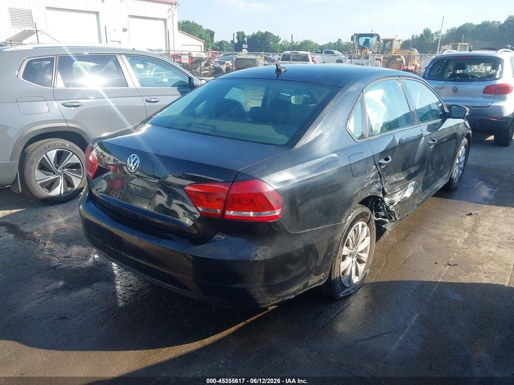 1VWAP7A37EC008262 2014 VOLKSWAGEN PASSAT photo no. 4