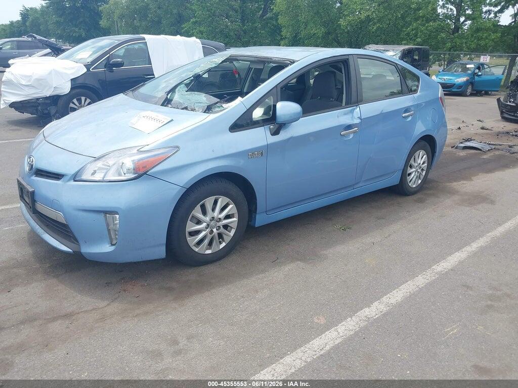 JTDKN3DP9E3050193 2014 TOYOTA PRIUS PLUG-IN photo no. 2