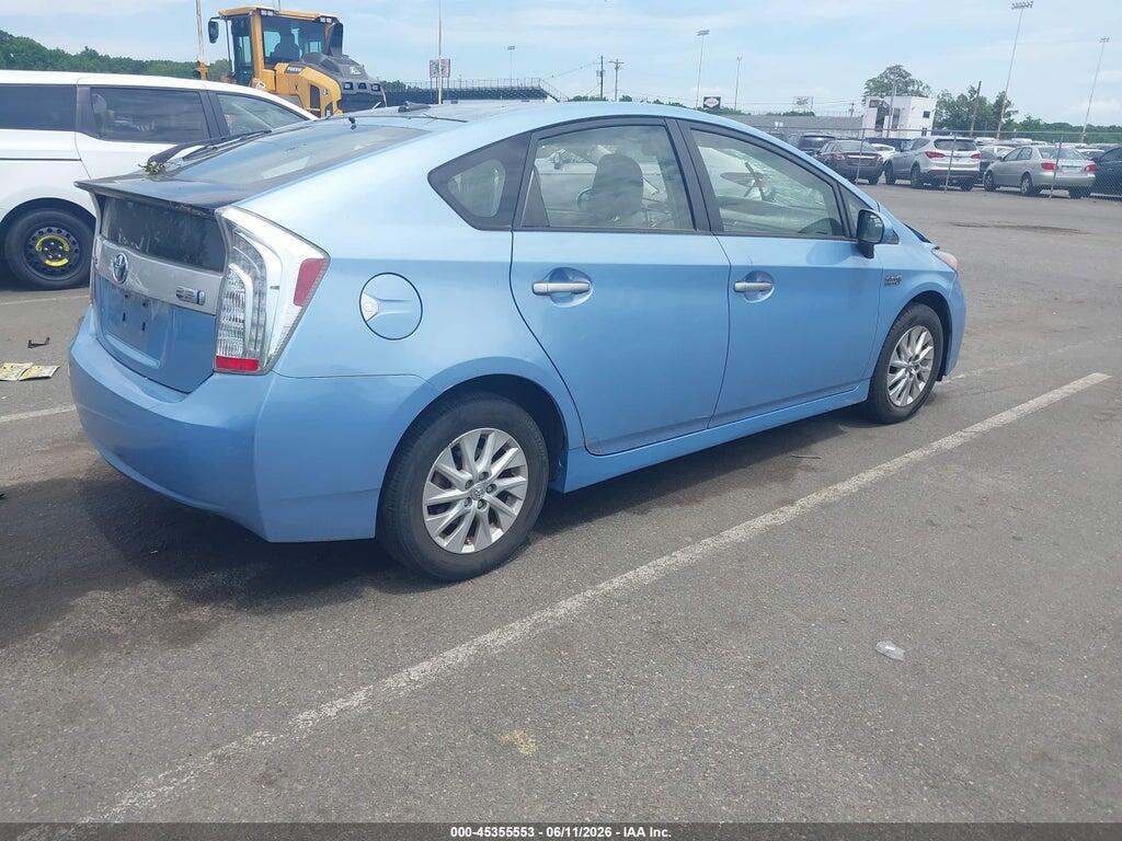 JTDKN3DP9E3050193 2014 TOYOTA PRIUS PLUG-IN photo no. 4