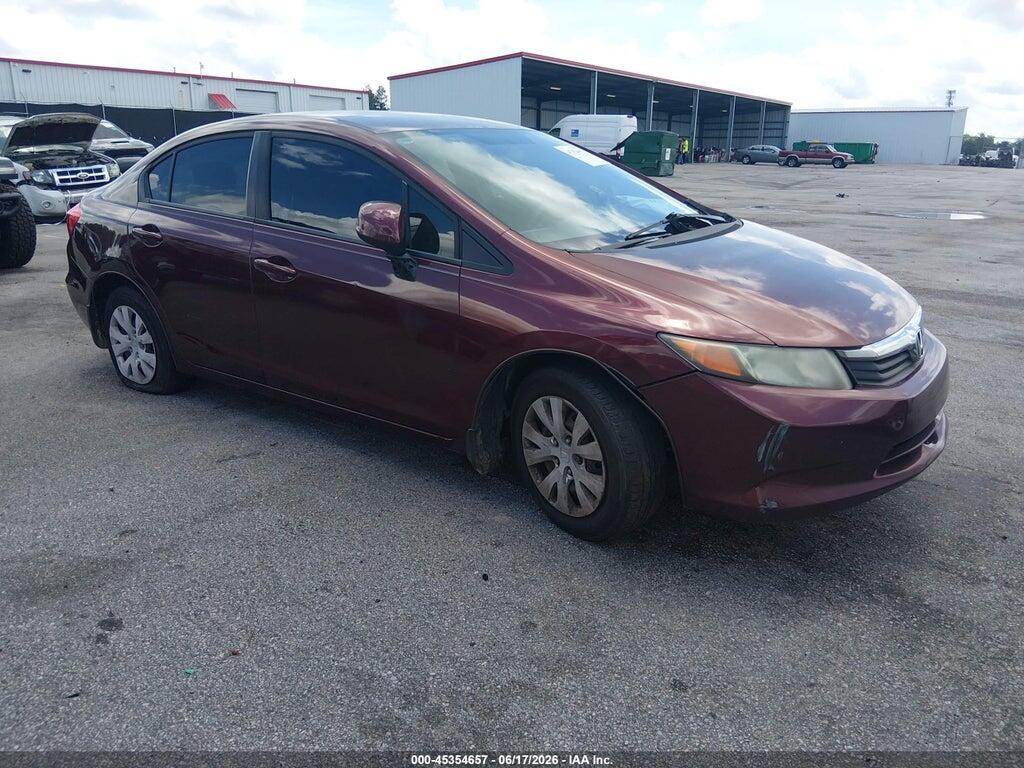 19XFB2F52CE098088 2012 HONDA CIVIC photo no. 1