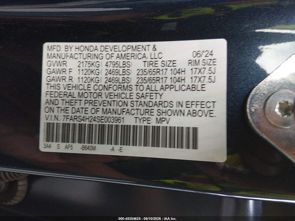 7FARS4H24SE003961 2025 HONDA CR-V photo no. 9