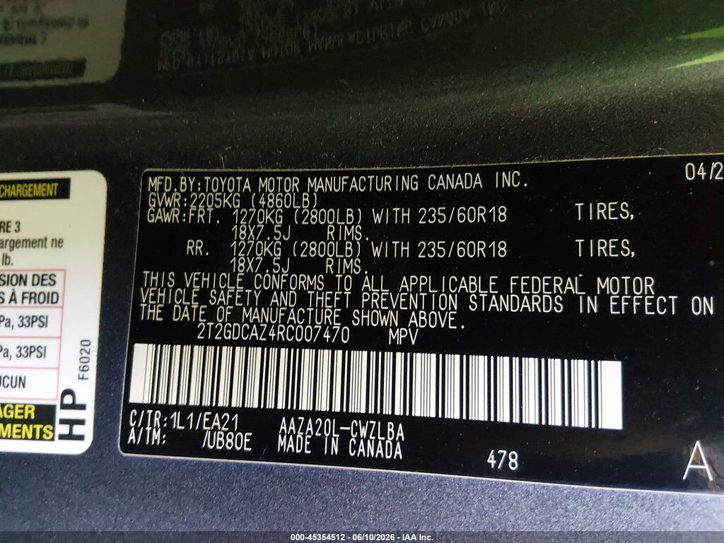 2T2GDCAZ4RC007470 2024 LEXUS NX 250 photo no. 9