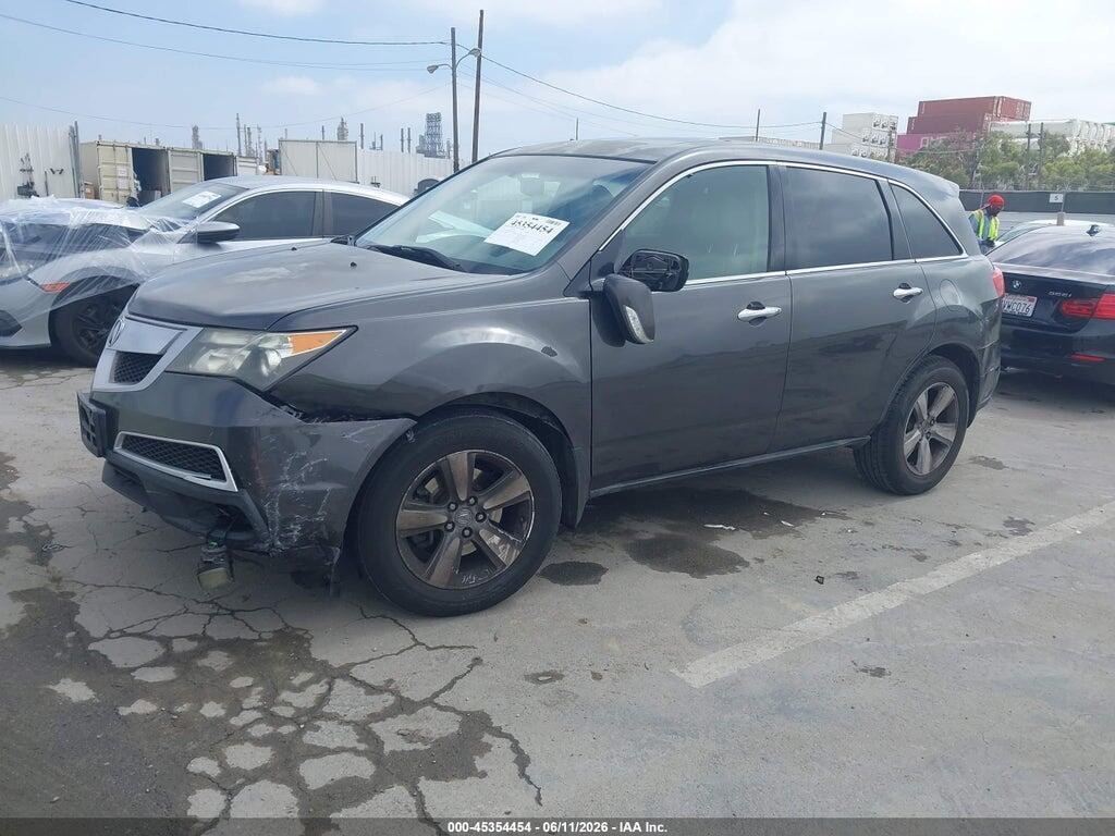 2HNYD2H64BH503874 2011 ACURA MDX photo no. 2