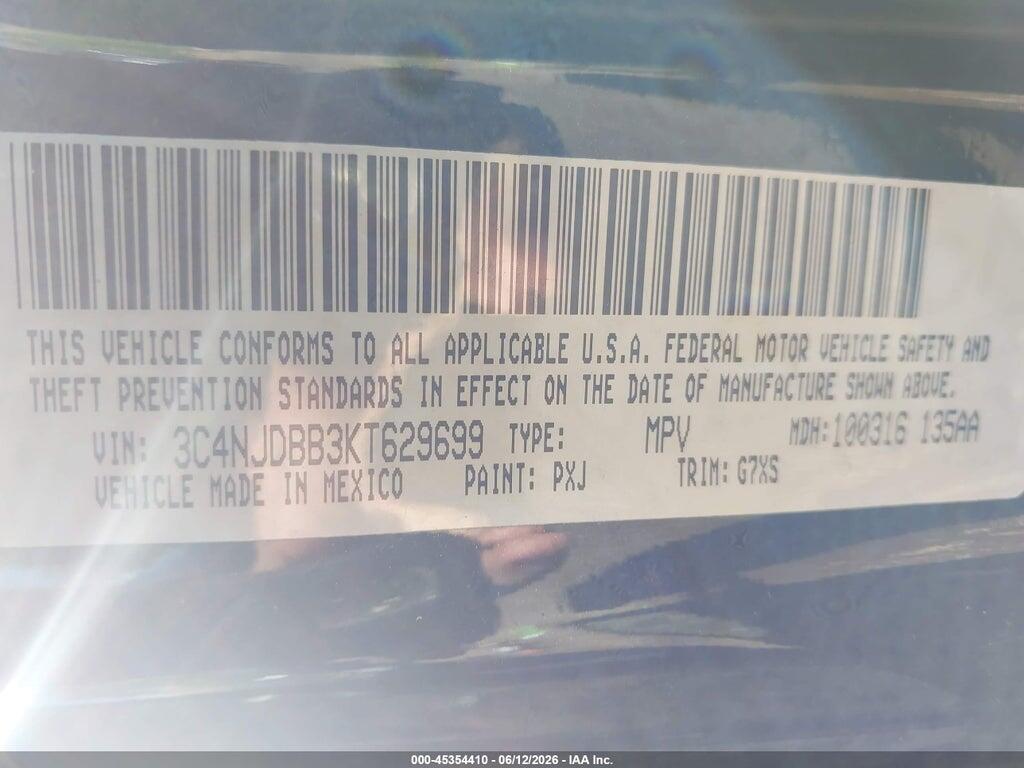 3C4NJDBB3KT629699 2019 JEEP COMPASS photo no. 9
